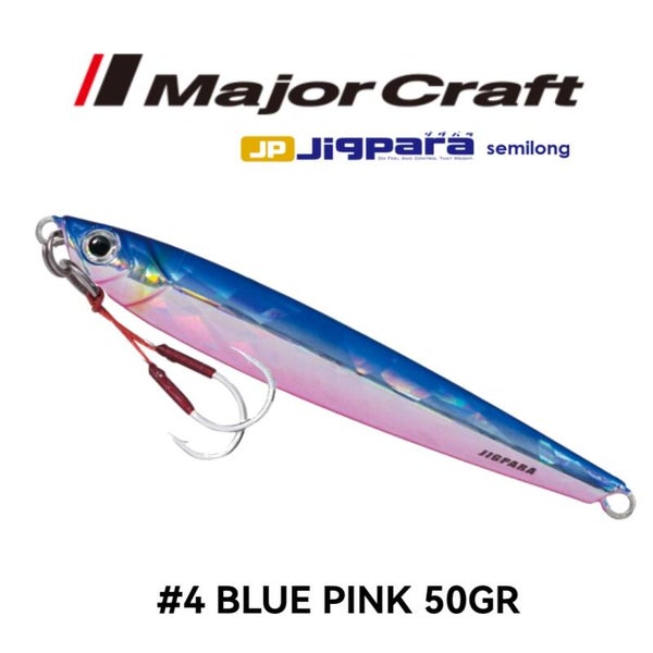 MAJORCRAFT JIGPARA SEMI LONG 50G #4 BLUE PINK