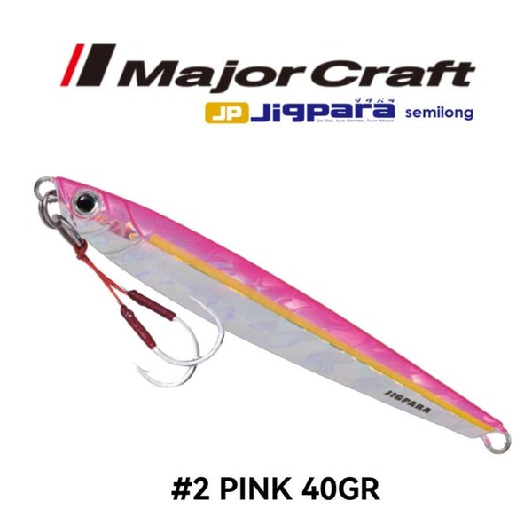MAJORCRAFT JIGPARA SEMI LONG 40G #2 PINK