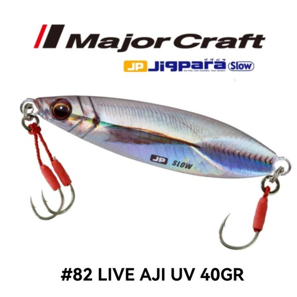 MAJORCRAFT JIGPARA SLOW 40G #82 LIVE AJI UV