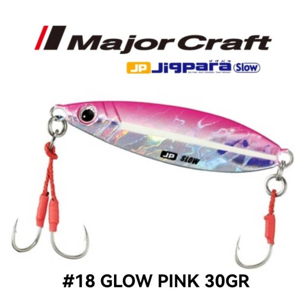 MAJORCRAFT JIGPARA SLOW 30G #18 GLOW PINK