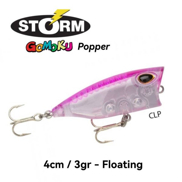 STORM GOMOKU POPPER 3GR - (CLEAR PINK)