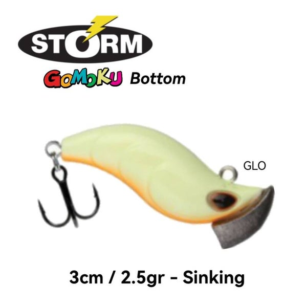 STORM GOMOKU BOTTOM - 2.5GR  (GLOW ORANGE BELLY)