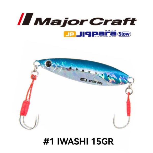 MAJORCRAFT JIGPARA SLOW 15GR #1 IWASHI