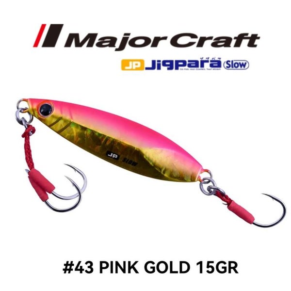 MAJORCRAFT JIGPARA SLOW 15GR #43 PINK GOLD