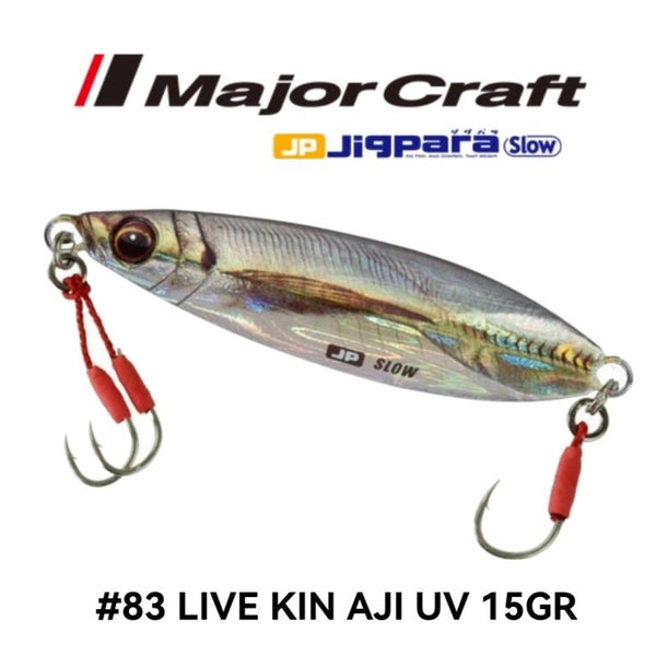 MAJORCRAFT JIGPARA SLOW 15GR #83 LIVE KIN AJI UV