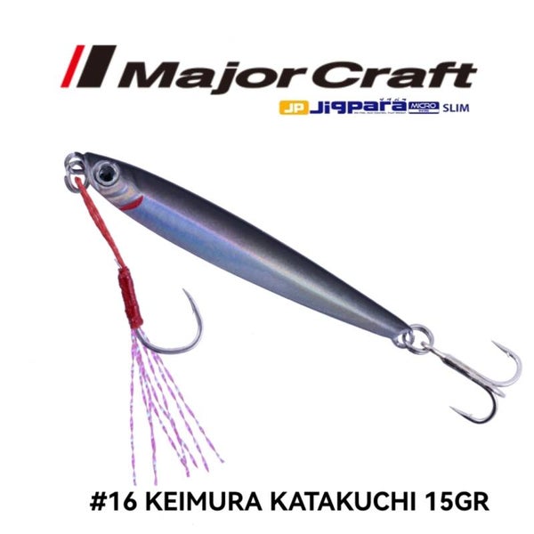 MAJORCRAFT JIGPARA MICRO SLIM 15GR #16 KEIMURA KATAKUCHI