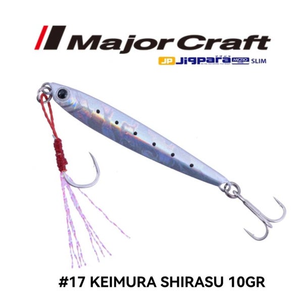 MAJORCRAFT JIGPARA MICRO SLIM 10GR #17 KEIMURA SHIRASU