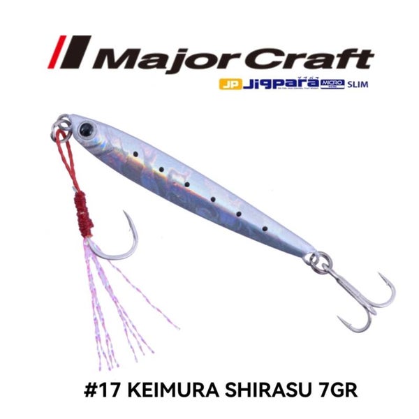 MAJORCRAFT JIGPARA MICRO SLIM 7GR #17 KEIMURA SHIRASU