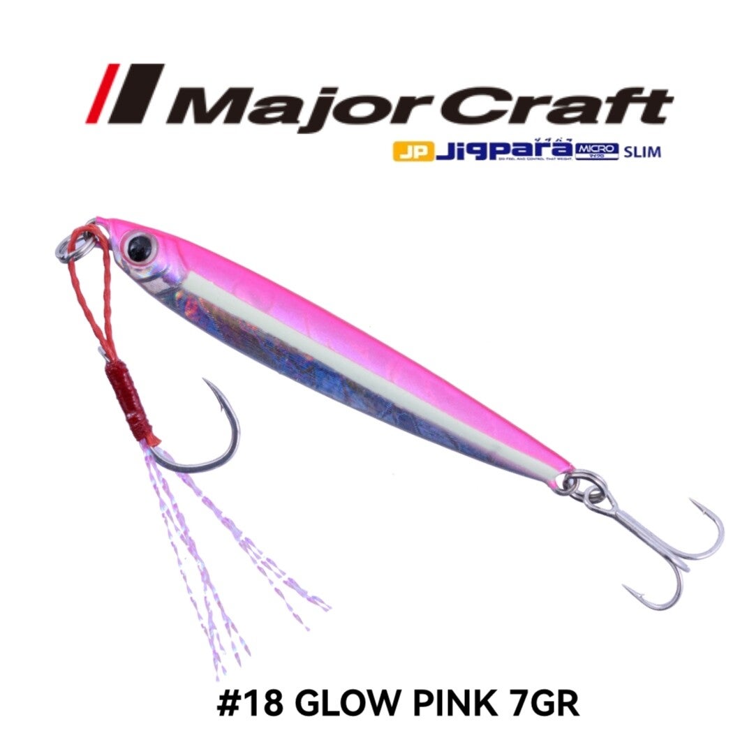 MAJORCRAFT JIGPARA MICRO SLIM 7GR #18 GLOW PINK