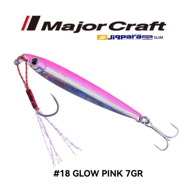 MAJORCRAFT JIGPARA MICRO SLIM 7GR #18 GLOW PINK
