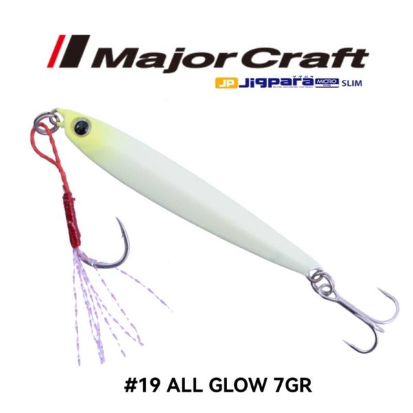 MAJORCRAFT JIGPARA MICRO SLIM 7GR #19 ALL GLOW