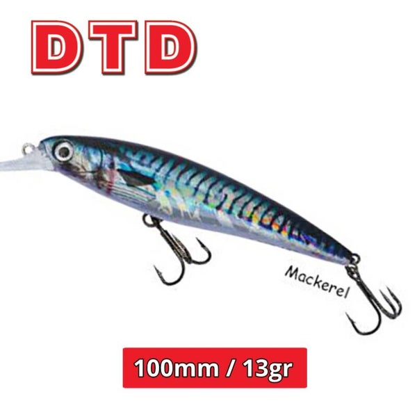 DTD REALISTIC FISH FLOATING 100MM 13GR MACKEREL