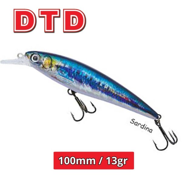 DTD REALISTIC FISH FLOATING 100MM 13GR SARDINA