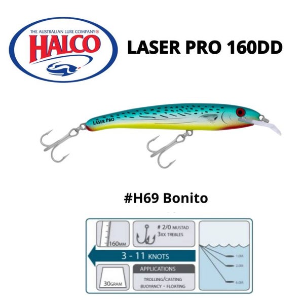 HALCO LASER PRO 160DD #H69 BONITO