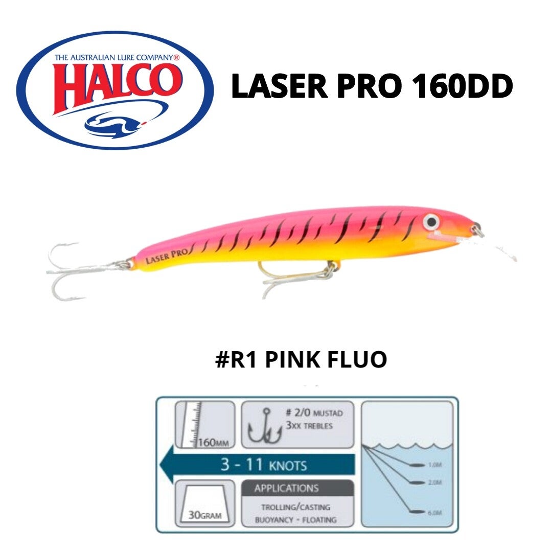 HALCO LASER PRO 160DD #R1 PINK FLUO
