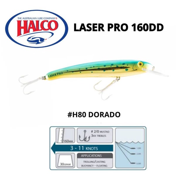 HALCO LASER PRO 160DD #H80 DORADO