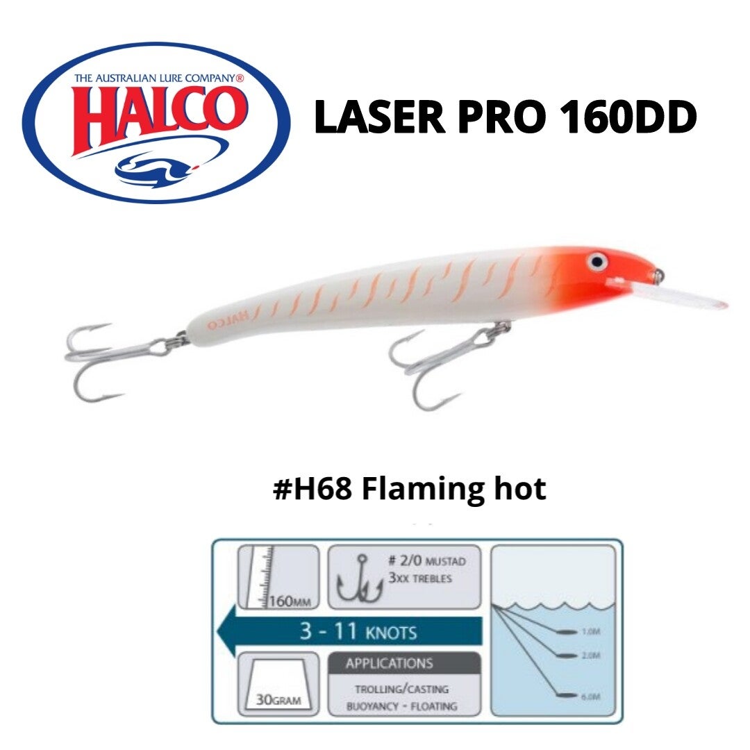 HALCO LASER PRO 160DD #H68 FLAMING HOT