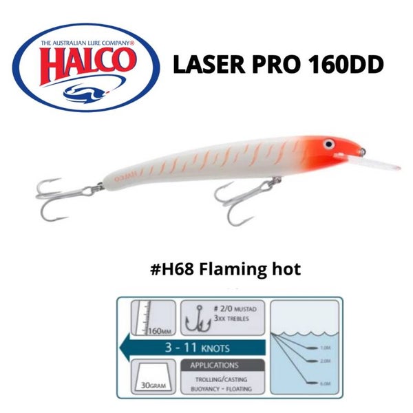 HALCO LASER PRO 160DD #H68 FLAMING HOT