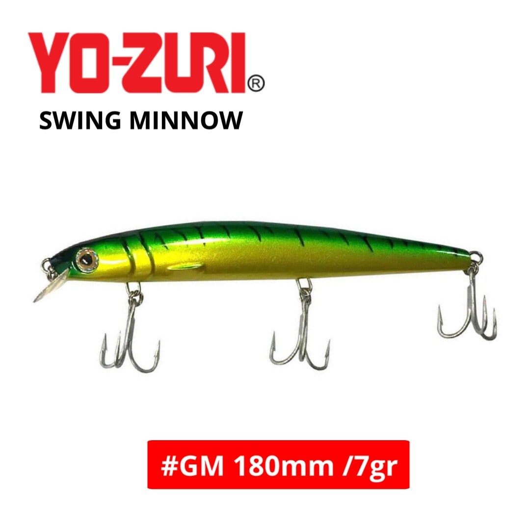 YO-ZURI SWING MINNOW 180MM / FLOATING #GM