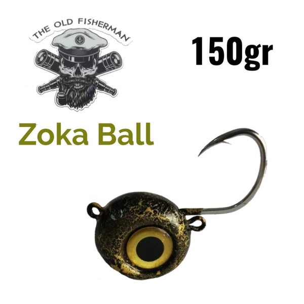THE OLD FISHERMAN ZOKA BALL 150GR GOLD/BLACK
