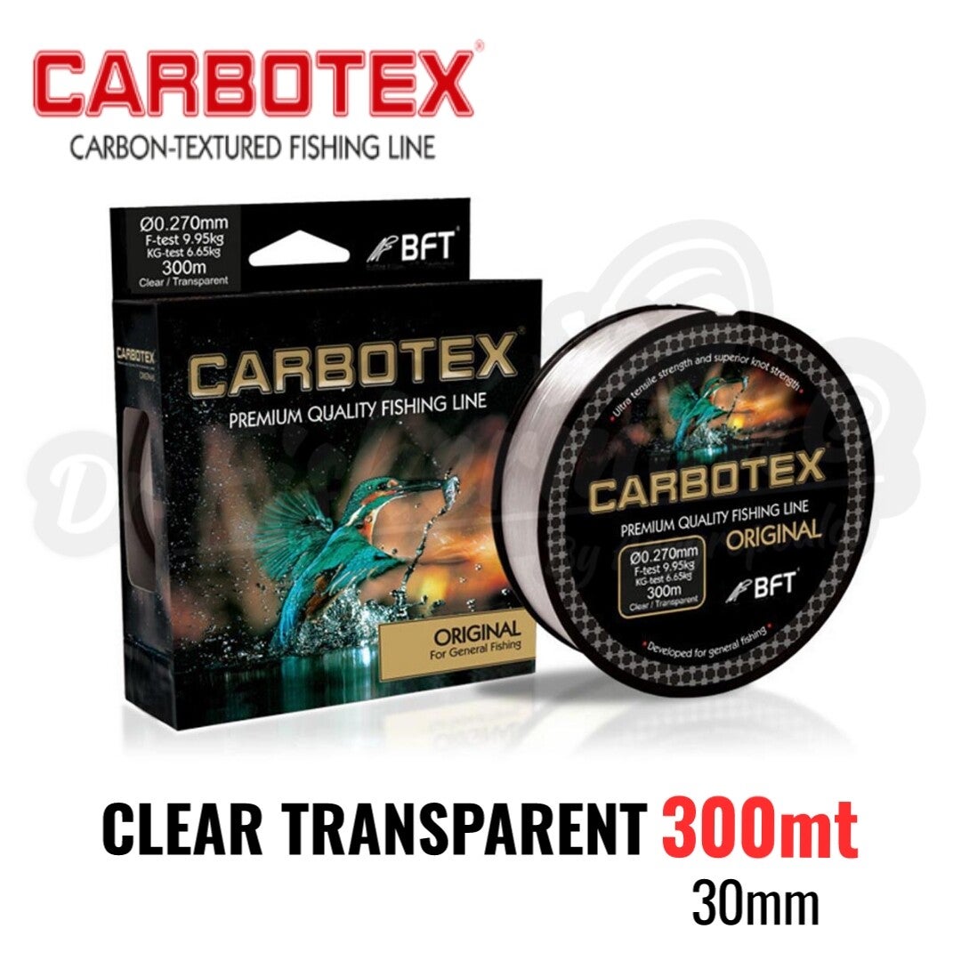 CARBOTEX CLEAR TRANSPARENT ORIGINAL 300MT