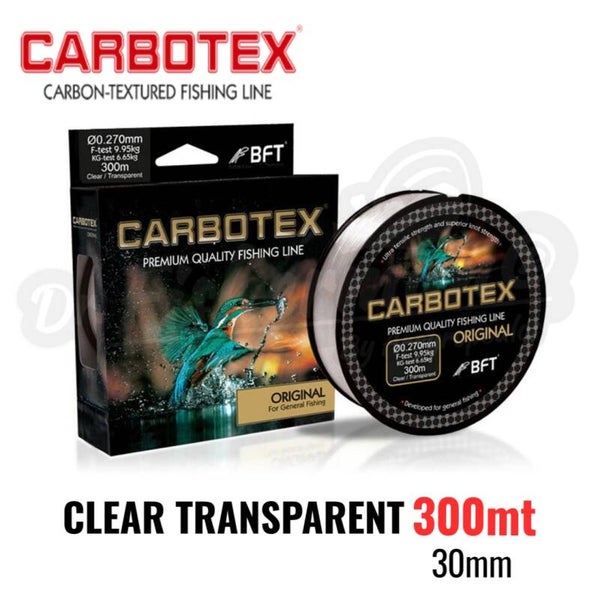 CARBOTEX CLEAR TRANSPARENT ORIGINAL 300MT