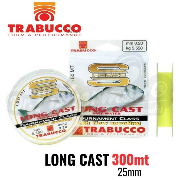 TRABUCCO S-FORCE LONG CAST YELLOW 300MT