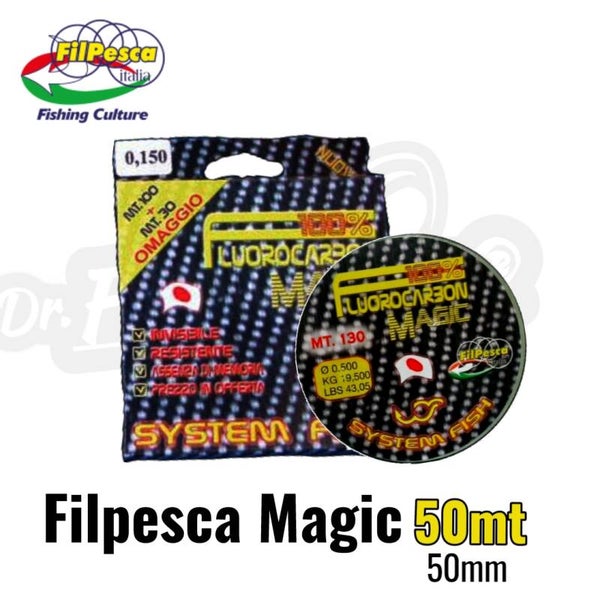 FILPESCA MAGIC FLUOROCARBON 100% 50MT 50MM