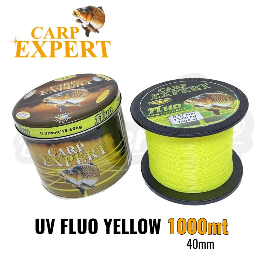 CARP EXPERT UV FLUO YELLOW LINE 1000MT 40MM