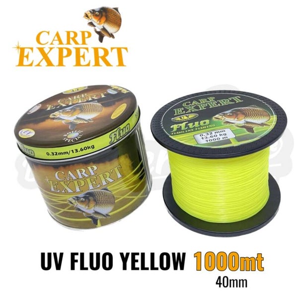 CARP EXPERT UV FLUO YELLOW LINE 1000MT 40MM