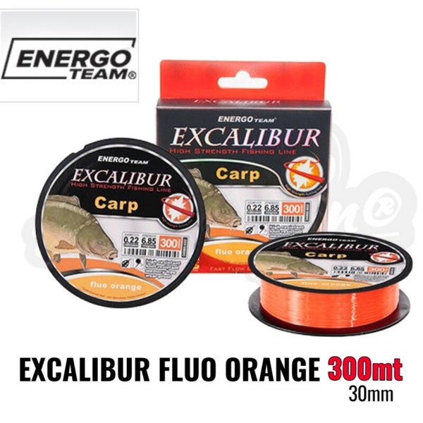 ENERGOTEAM EXCALIBUR FLUO ORANGE 300MT 30MM