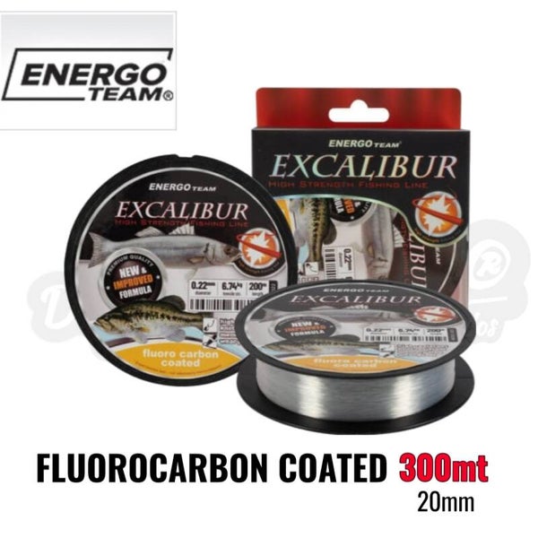 ENERGOTEAM EXCALIBUR FLUOROCARBON COATED 300MT 20MM