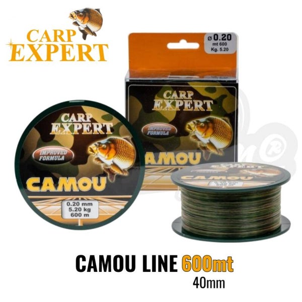 CARP EXPERT CAMOU LINE 600MT 40MM