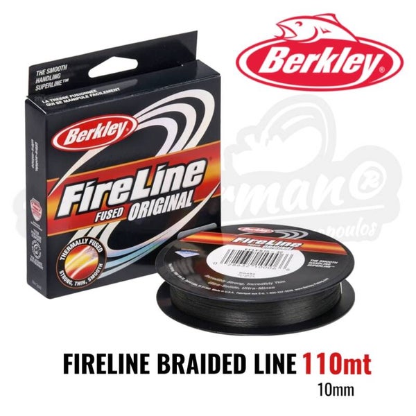 BERKLEY FIRELINE 110MT 10MM BLACK