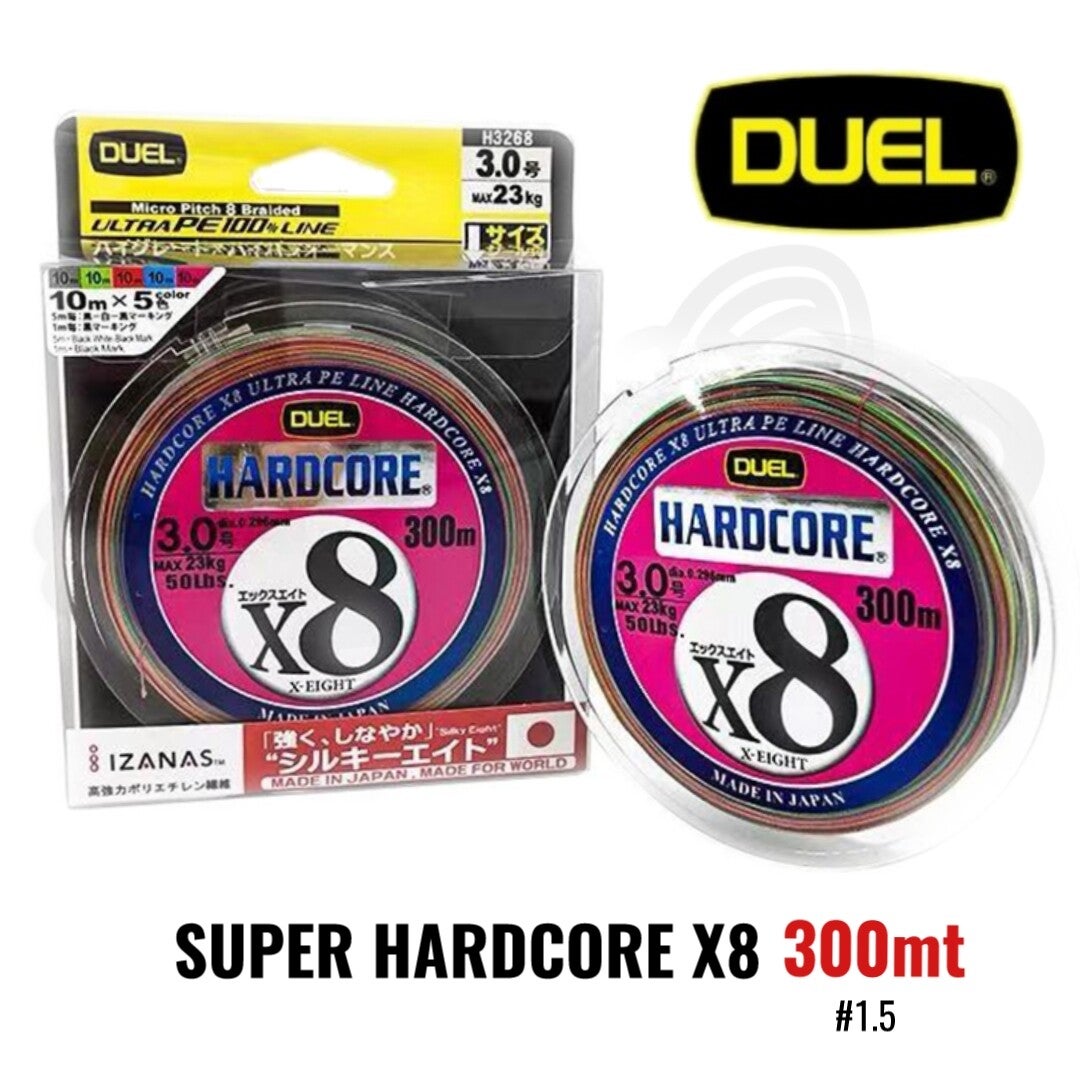 DUEL SUPER HARDCORE X8 300MT #1.5