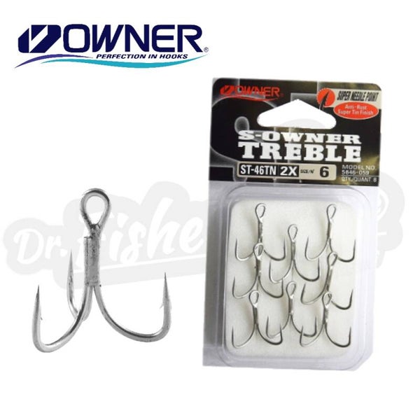 OWNER TREBLE HOOK ST-46 2X