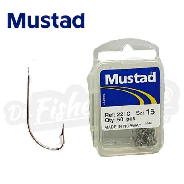MUSTAD HOOK 221C 50PCS NO4