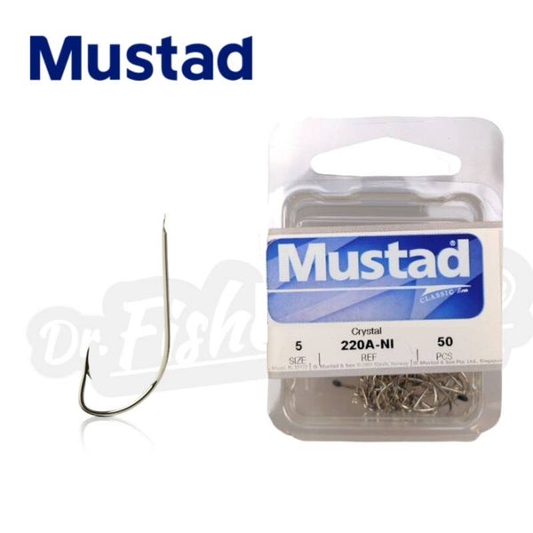 MUSTAD HOOK 220A NI 50PCS