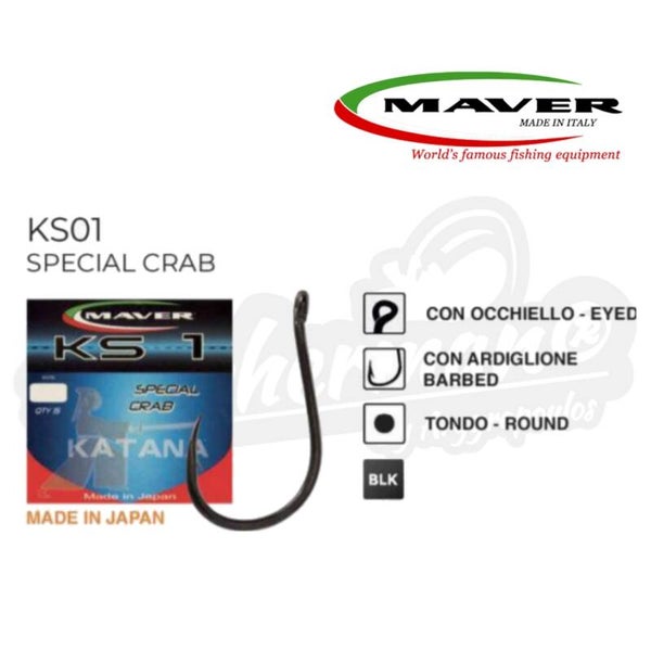 MAVER HOOK KS 1 SPECIAL CARB 10PCS NO6