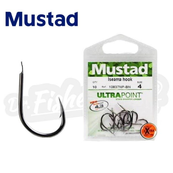 MUSTAD HOOK 10837NP-BN ISEAMA 10PCS