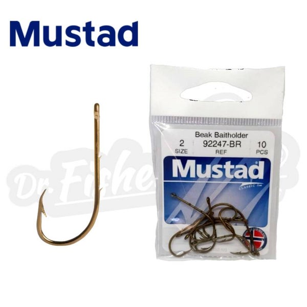 MUSTAD HOOK 92247-BR 10PCS
