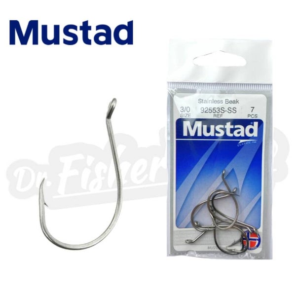 MUSTAD HOOK 92553S-SS 5PCS