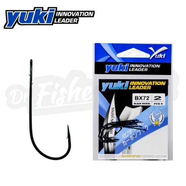 YUKI HOOKS BLACK NICKEL BX72