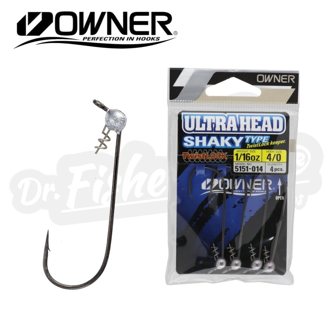 OWNER ULTRA HEAD SHAKY TYPE TWIATLOCK 5151GP 4/0