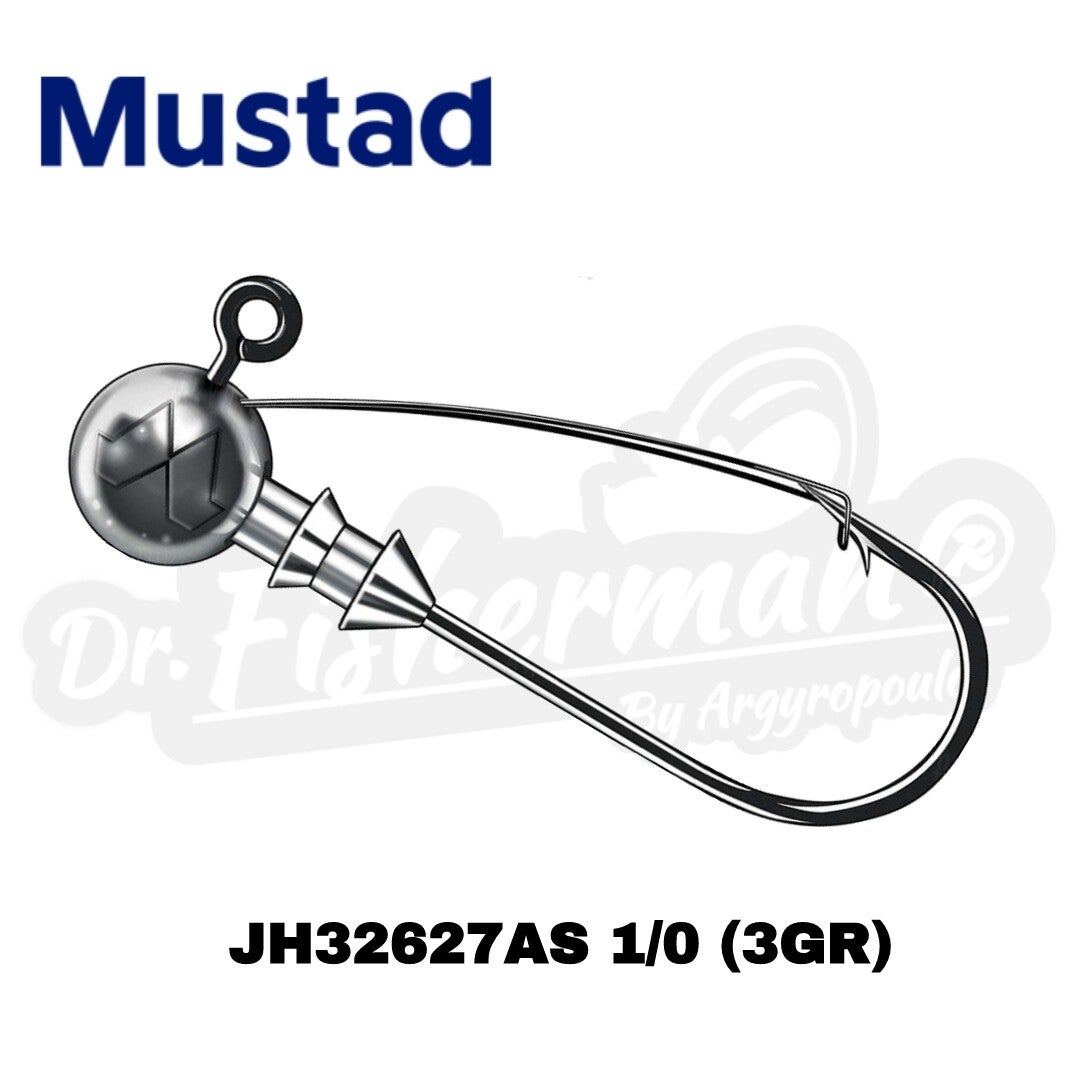 MUSTAD ANTI-SNAG JIGHEAD JH32627AS 3GR 1/0