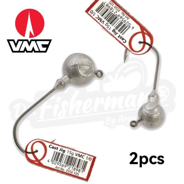 VMC CAST JIGHEADS 1/0  (2 PCS)