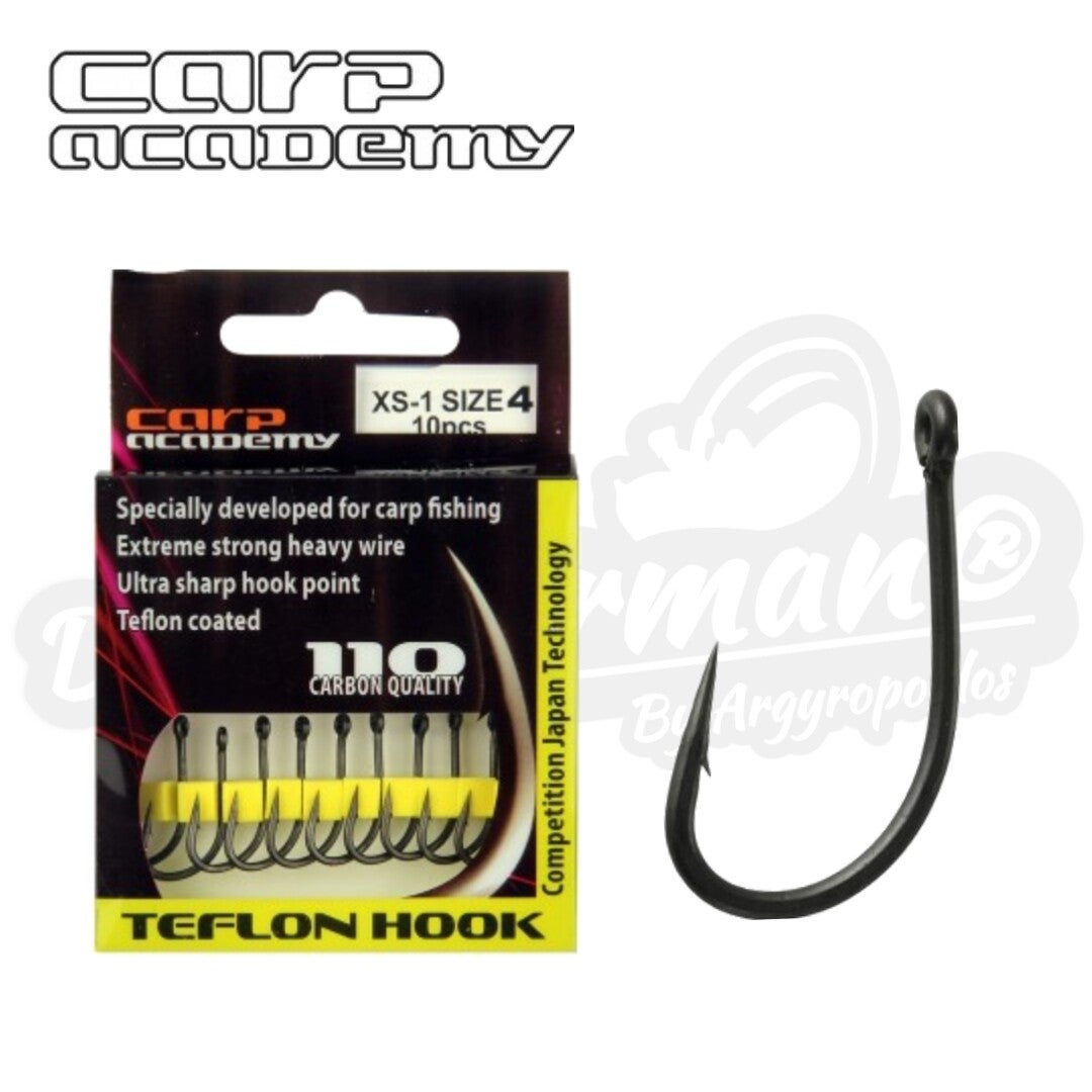 CARP ACADEMY TEFLON HOOKS XS-1