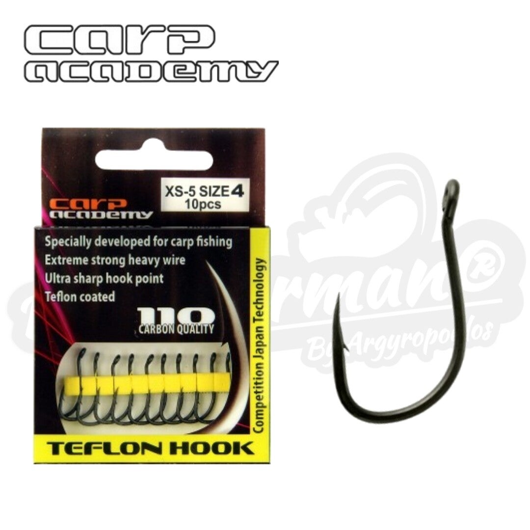 CARP ACADEMY TEFLON HOOKS XS-5