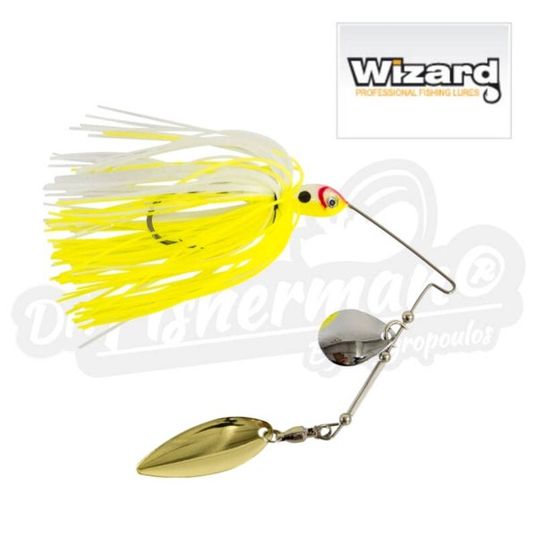 WIZARD SPINNER BAIT 87302-110 10GR YELLOW-WHITE