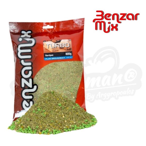 BENZAR MIX TURBO GROUNDBAIT 800GR MARZIPAN
